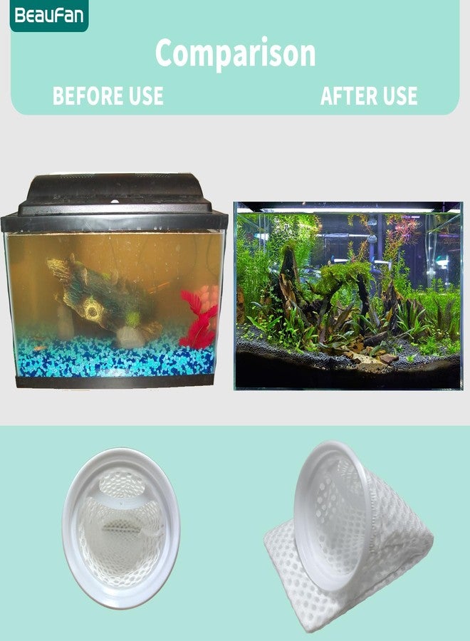 beaufan 20 Pack 4 Inch 150 Micron Honeycomb Filter Socks for Fish Tank, Aquarium Filter Sock 3D Honeycomb Design Filter Sock, Compatible with Waterbox Marine X 60.2, 90.3, and 110.4. - Image 3